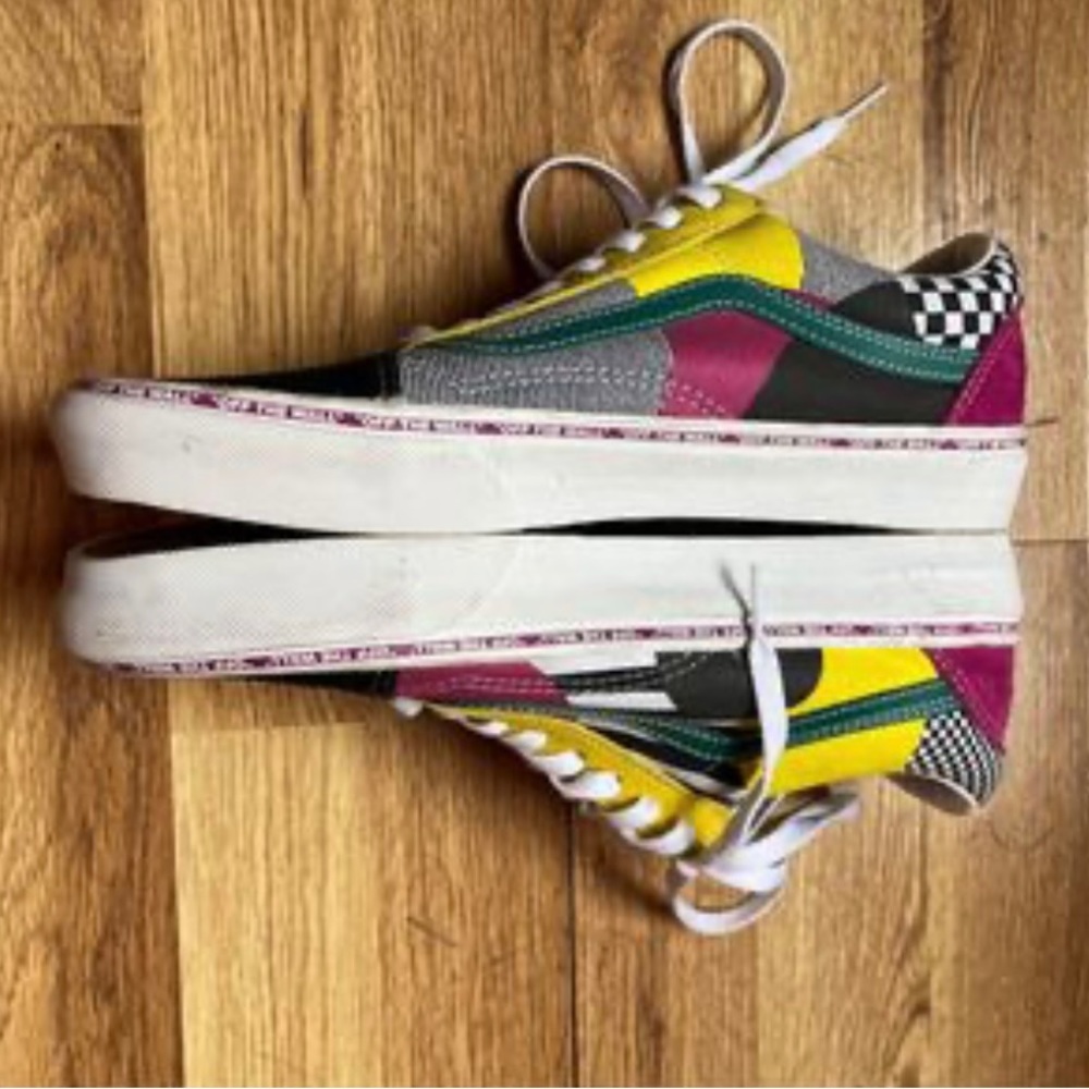 Retro Patterned Vans - image 1